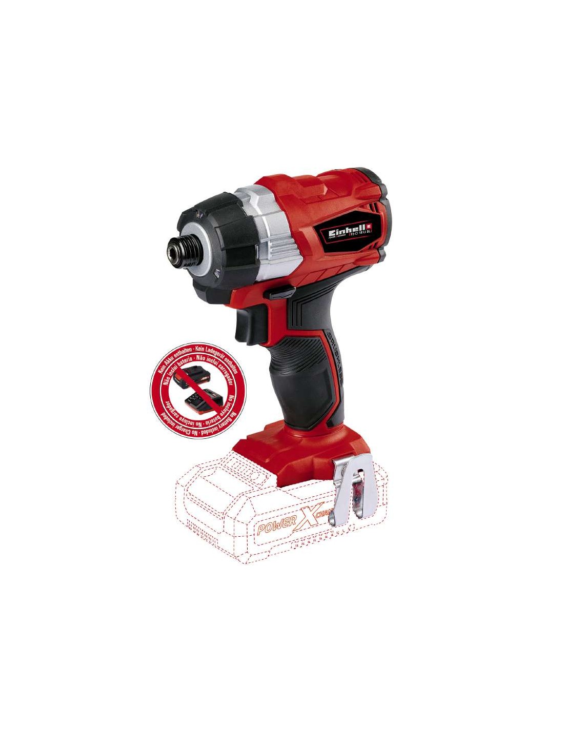 Chave de impacto a bateria TE-CI 18 Li Brushless-Solo