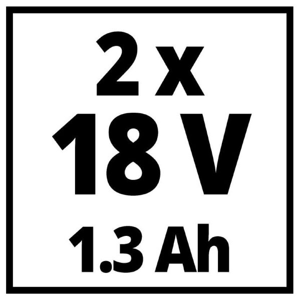 Berbequim a bateria TC-CD 18-2 Li (2×1,3 Ah)