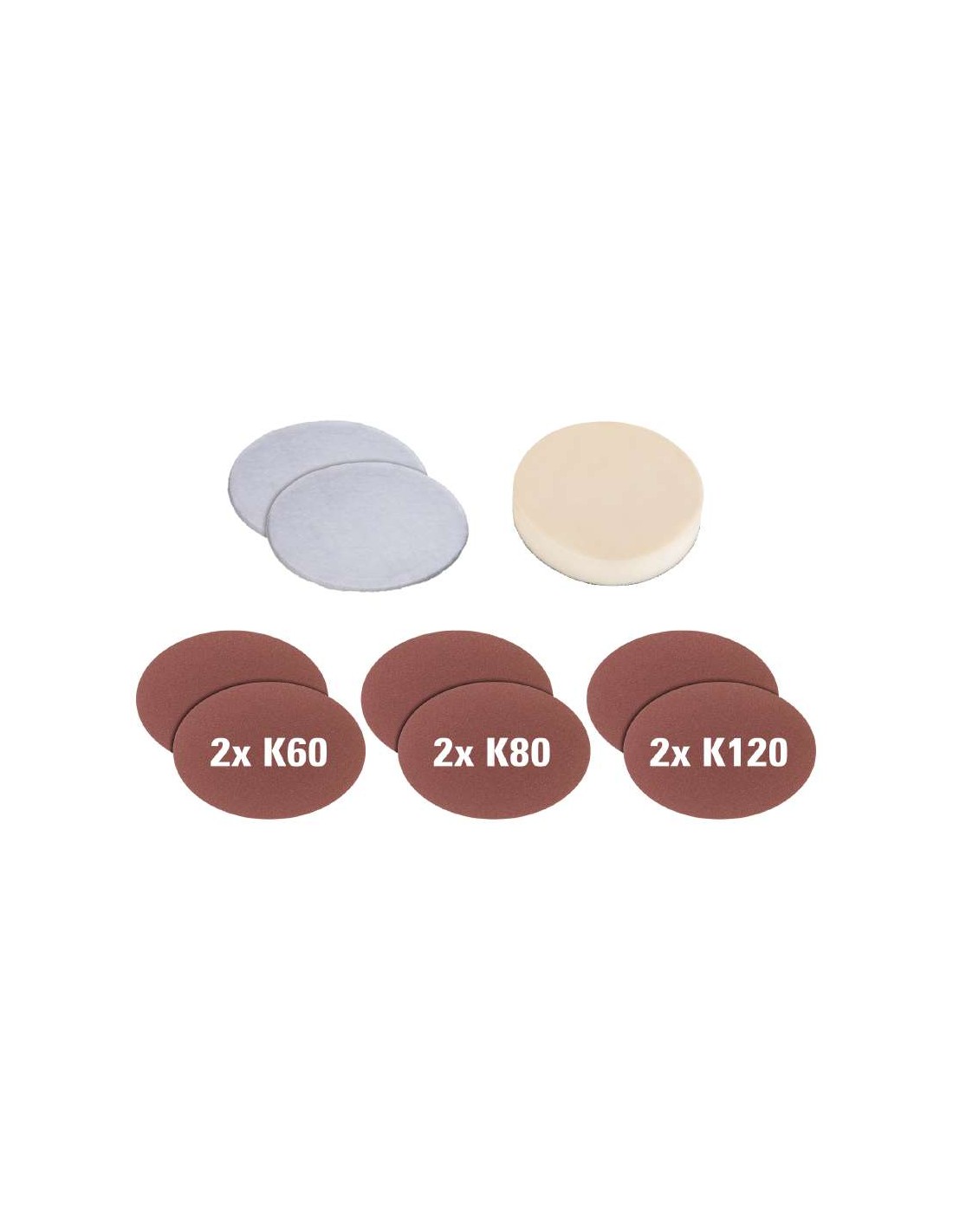 Kit boinas/lixas para BT-PO 1100E