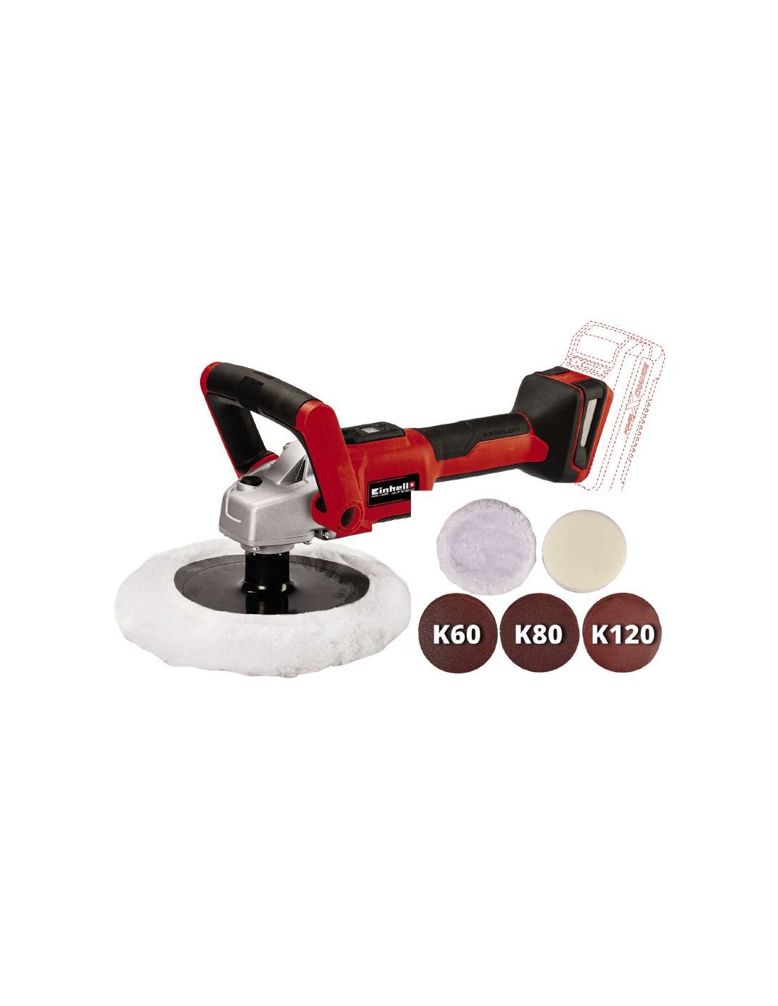 Polidora multi-rotação CE-CP 18/180 Li E-Solo