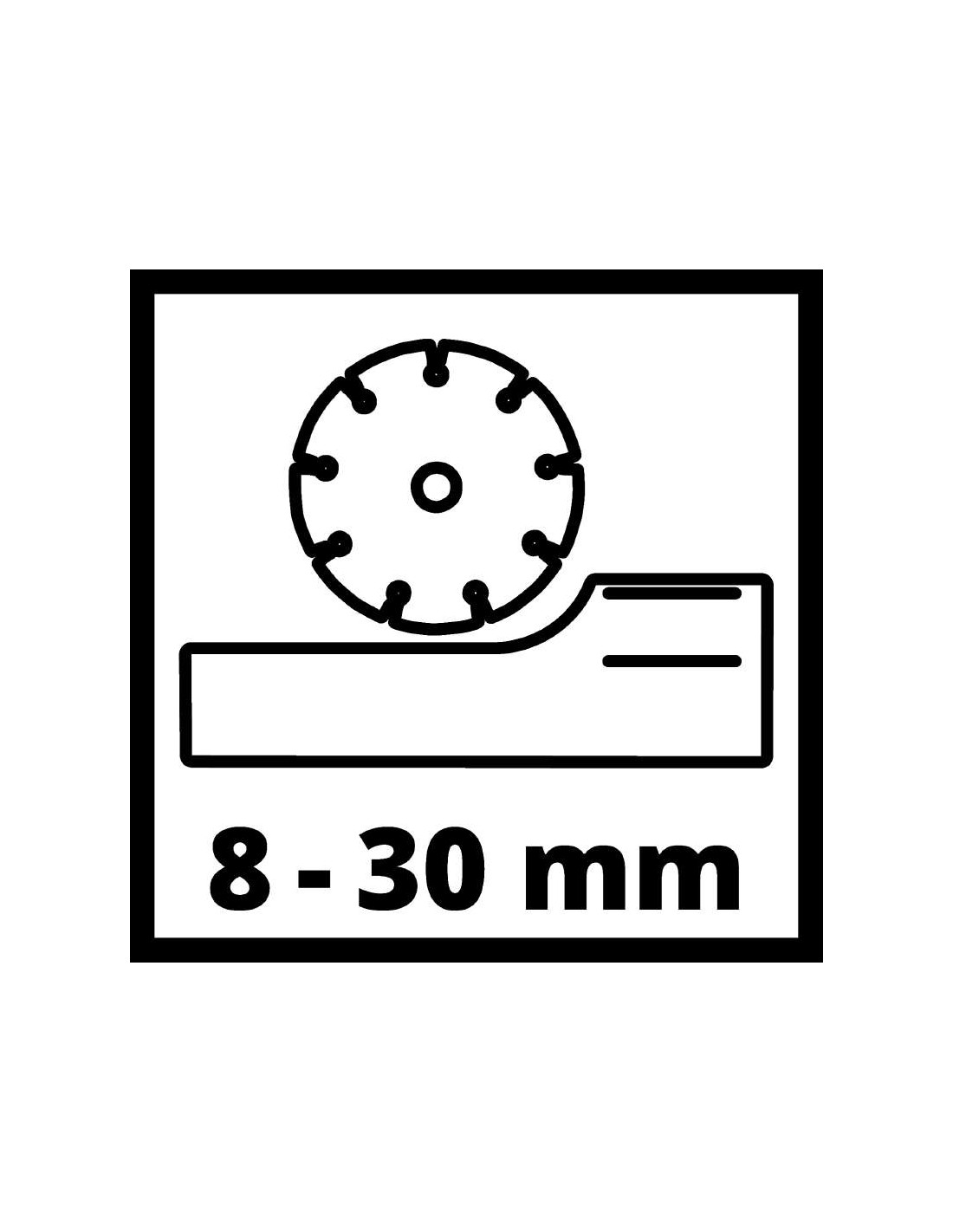 Fresa de ranhurar muro TC-MA 1300