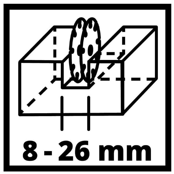 Fresa de ranhurar muro TC-MA 1300