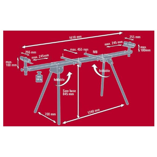 Bancada para serras MSS 1610