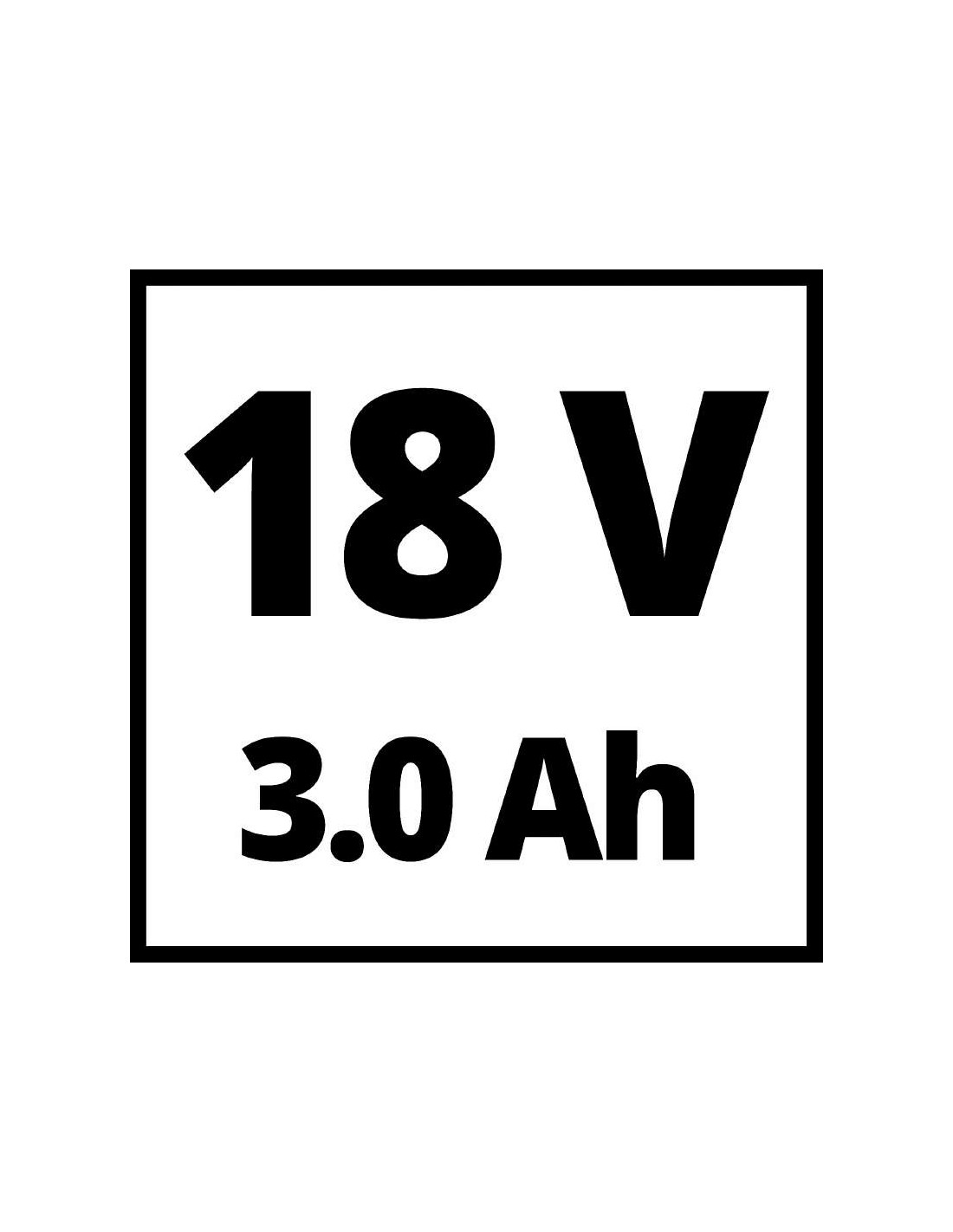 Cortador de relva a bateria GE-CM 18/30 Li (1×3,0Ah)