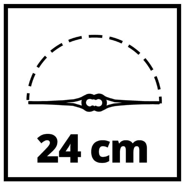 Aparador de relva a bateria GE-CT 18 Li-Solo