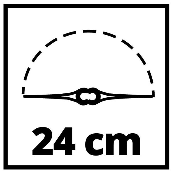 Aparador de relva a bateria GC-CT 18/24 Li P (1×1,5Ah)