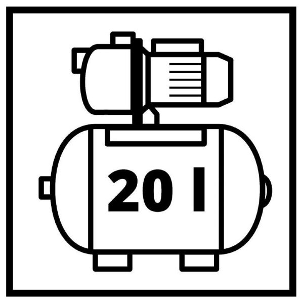 Sistema de bomba de água para uso doméstico GC-WW 1045 N