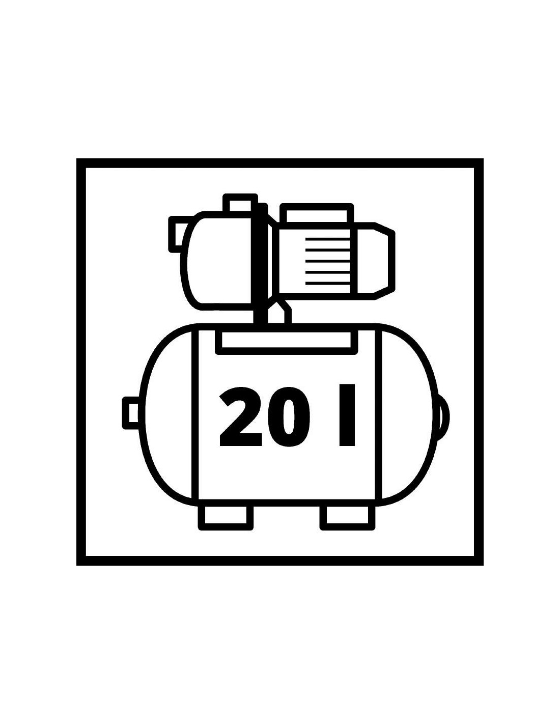 Sistema de bomba de água para uso doméstico GC-WW 1045 N