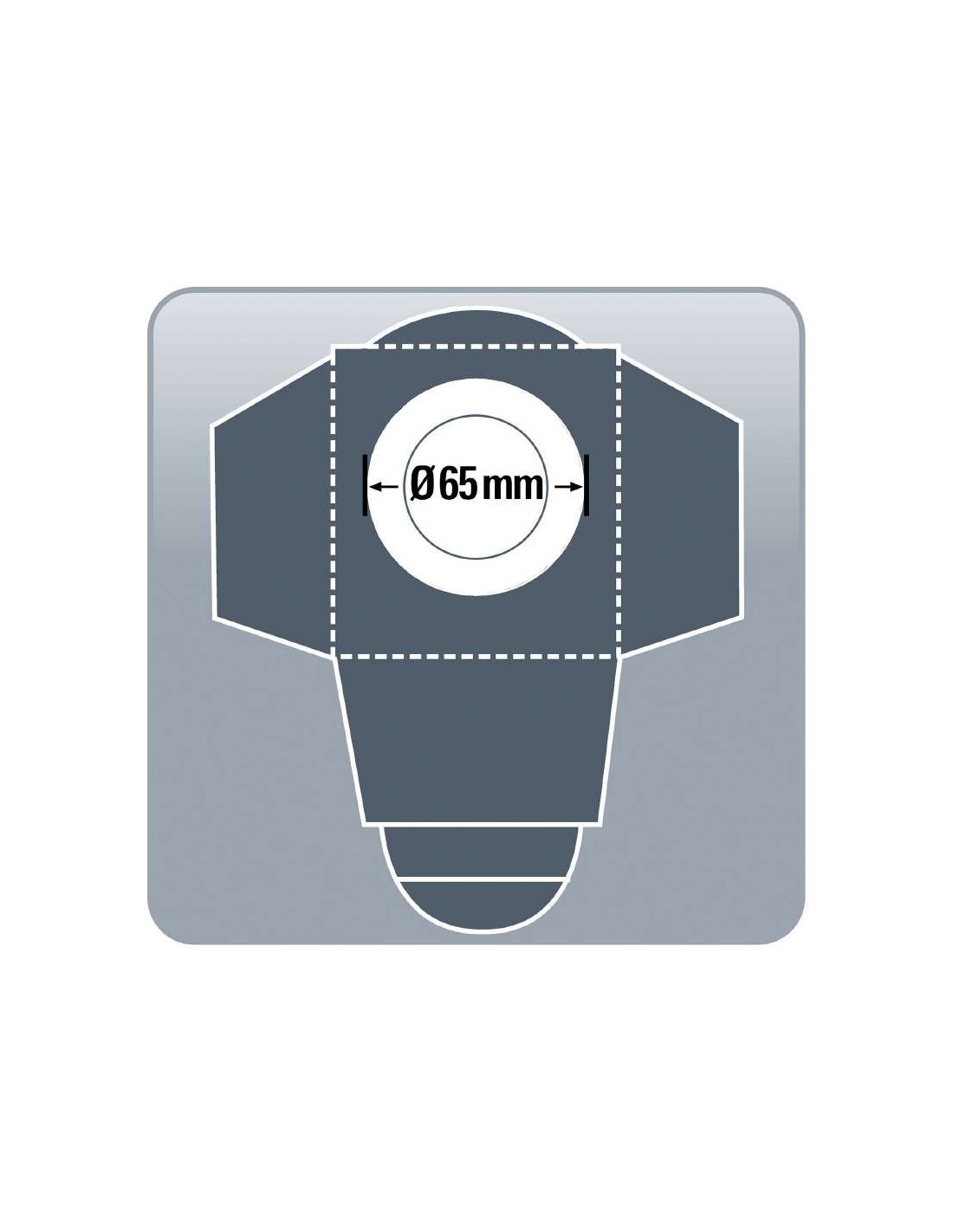 Kit 5 sacos papel 30LT