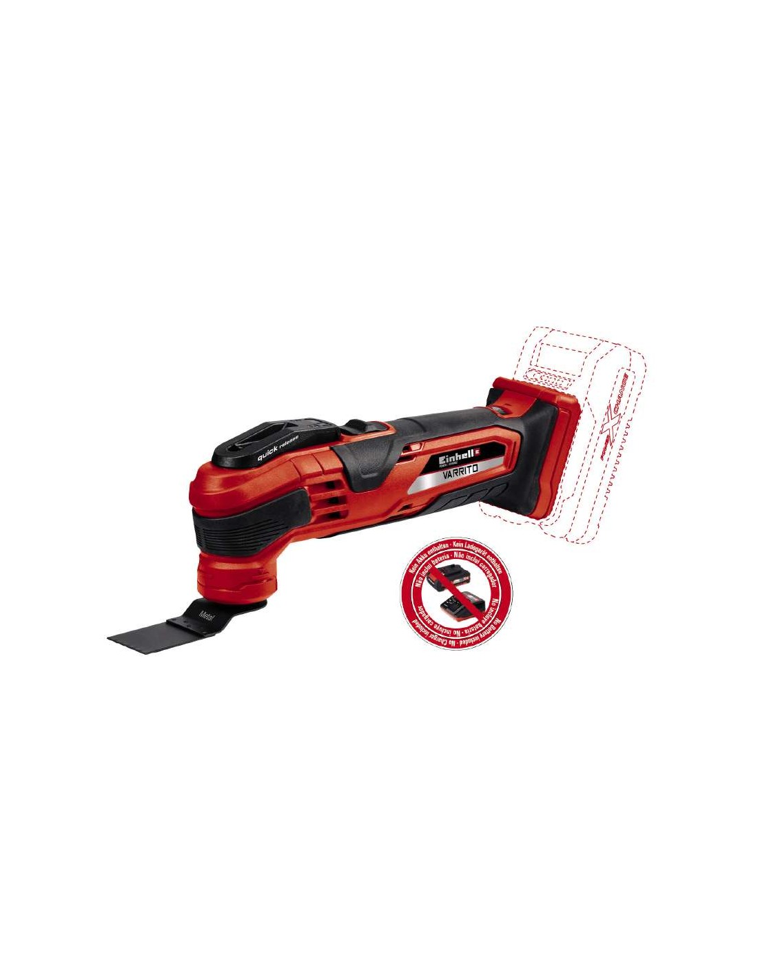Ferramenta multifunções a bateria VARRITO